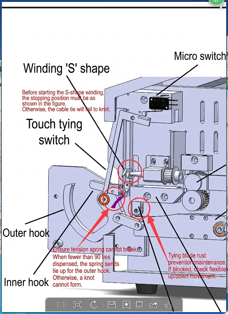 Manual Operasi Layar Sentuh Mesin Penggulung & Pengikat Kabel Otomatis Seri JW-CRT
