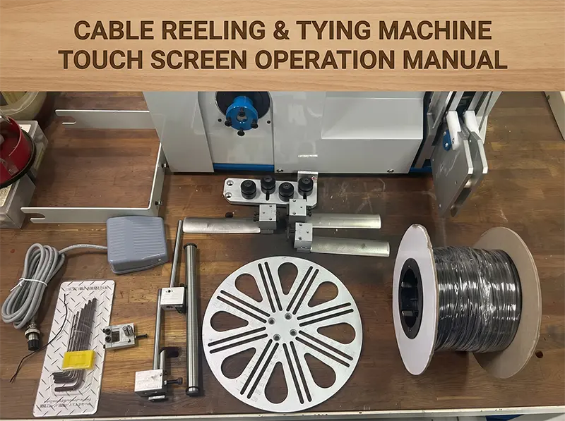 Manual Operasi Layar Sentuh Mesin Penggulung & Pengikat Kabel Otomatis Seri JW-CRT