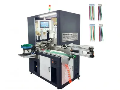 Mesin Penyisipan Perumahan Crimping Kawat Otomatis WPM-5505 - Mesin Krimping Kawat Otomatis