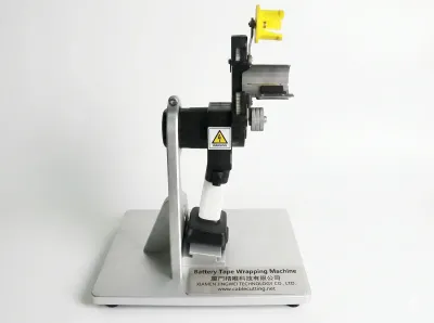 Mesin Pembungkus Pita Baterai Desktop Portabel AT-101D