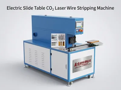 Mesin Pengupas Kabel Laser CO₂ 60W Meja Geser Listrik CLS60-D