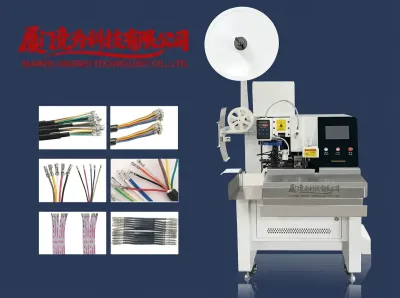 Mesin Otomatis Pengupas dan Pengunci Kabel Multikonduktor JW-630L