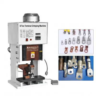 Mesin Crimping Terminal Senyap Otomatis WPM-8000S - Mesin Krimping Semi-Otomatis