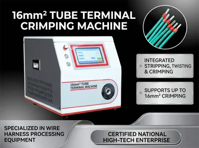 Mesin Pengupas dan Crimping Kawat Pra-Insulasi Semi-Otomatis WPM-5-40 - Mesin Pengupas & Krimping
