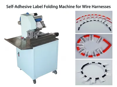 Mesin Lipat Label Otomatis untuk Harness Kawat WPM-60A - Mesin Pelabelan Kabel