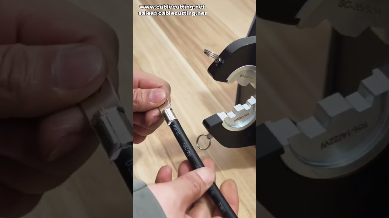 Mesin Crimping Terminal Listrik dengan Crimp Heksagonal untuk Lug Tembaga - Efisien & Andal