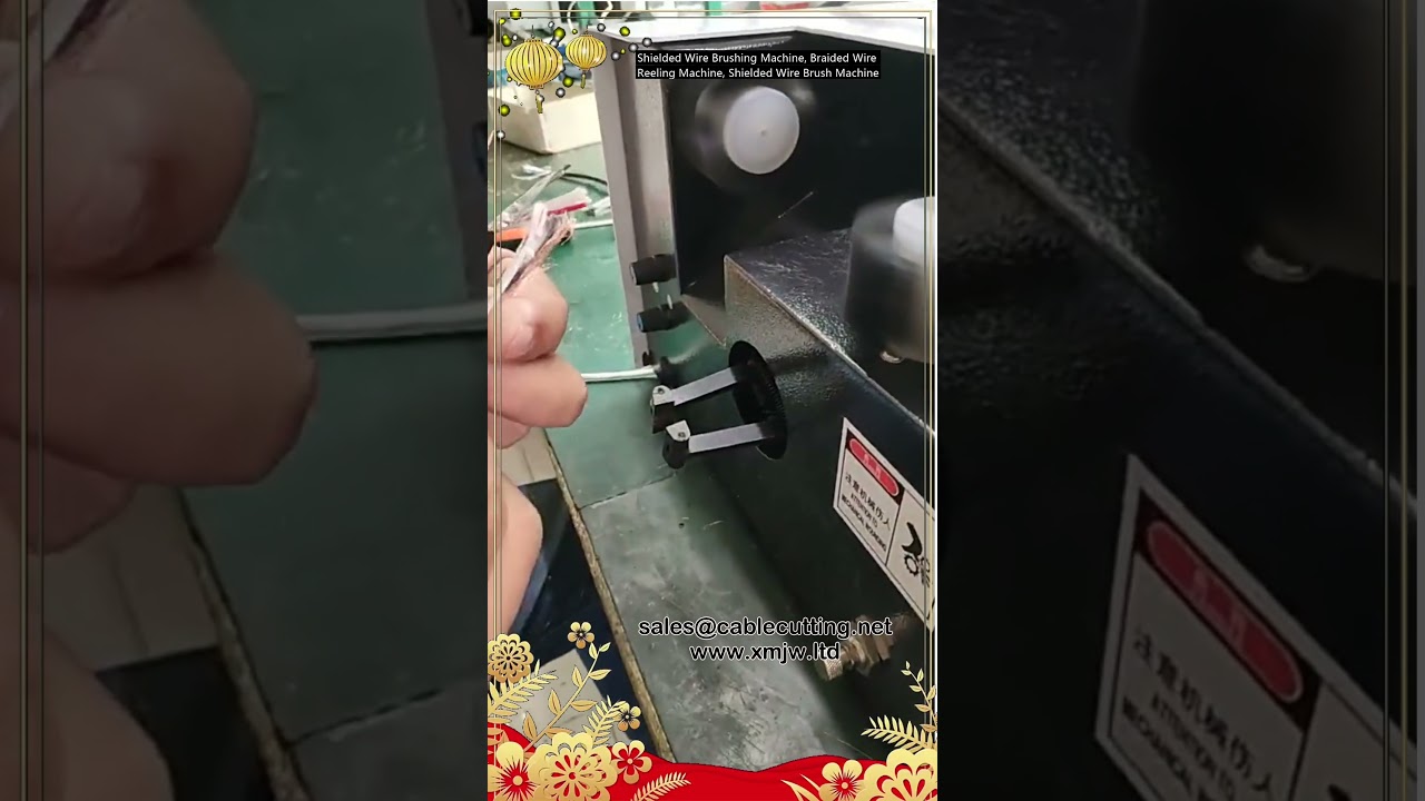 Mesin Penyikat Kabel Shielded & Penggulung Kabel Braided – Tingkatkan Otomatisasi Pabrik Anda