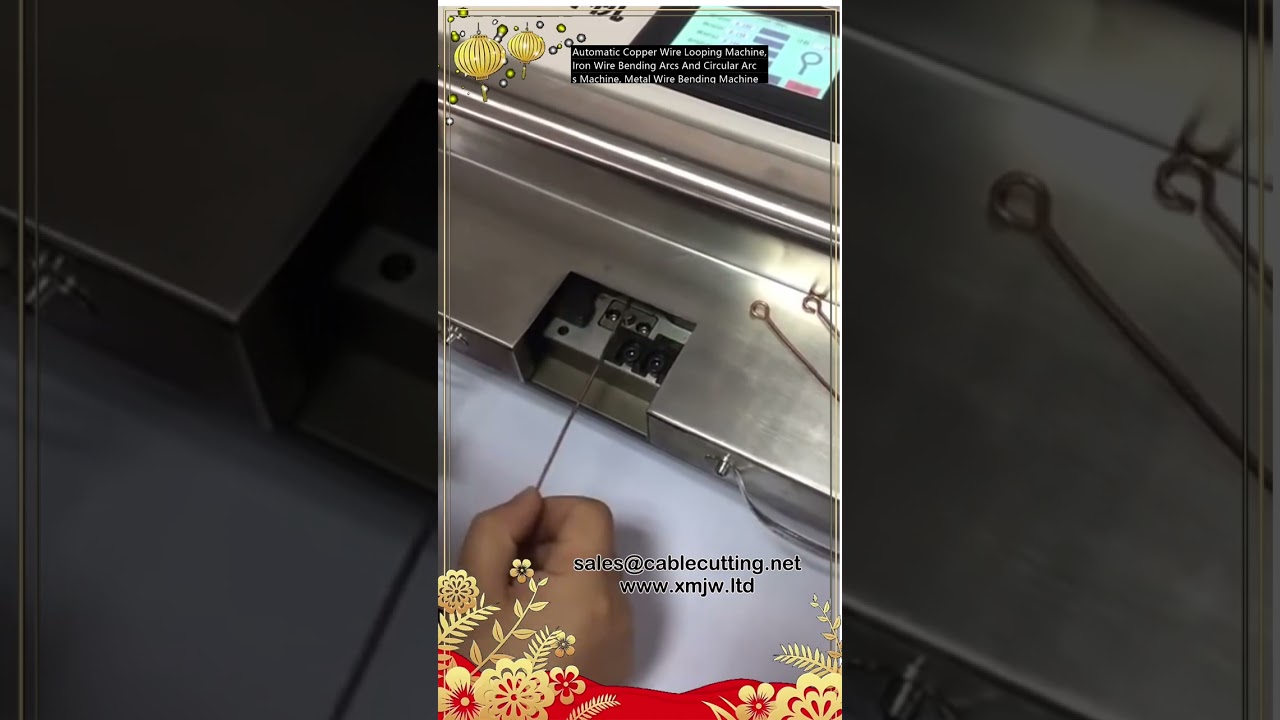 Mesin Otomatis Pelilit Kawat Tembaga & Pembengkok Kawat Besi untuk Lengkungan dan Lingkaran Presisi