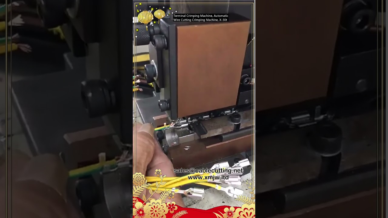 Mesin Crimping Terminal Otomatis | Pemotong & Crimping Kawat Presisi