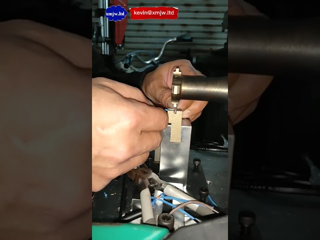 Mesin Las Spot Ultrasonik Pneumatik Baterai Lithium untuk Elektroda Sel Kantong
