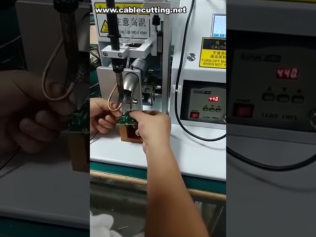 Mesin Solder LED Otomatis, Peralatan Solder Elektronik, Mesin Multi Kawat