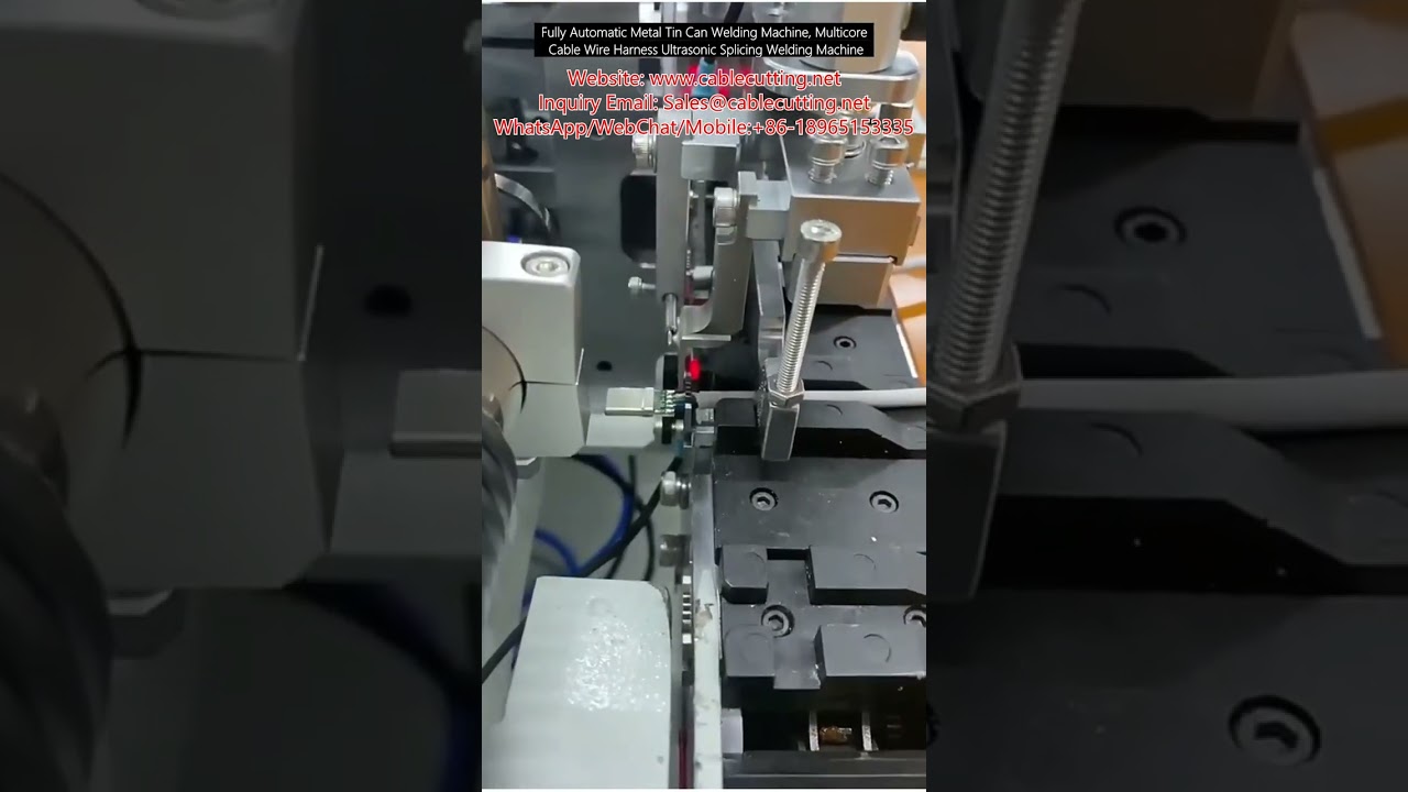 Mesin Las Kaleng Timah Otomatis & Penyambungan Kabel Multicore Ultrasonik