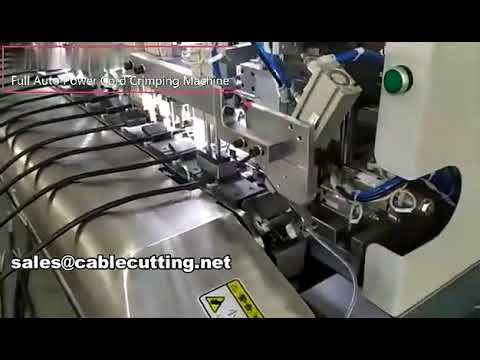 Mesin Pemotong, Pengupas & Crimping Kabel Otomatis Penuh untuk Steker US/EU - WPM-3600A