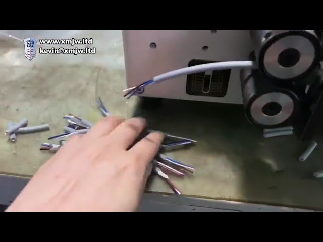 Mesin Pemotong, Pengupas, dan Pemilin Kawat Otomatis untuk Kabel Ponsel (1-99999 Kawat, 9mm) - Model GUA 2000/3000
