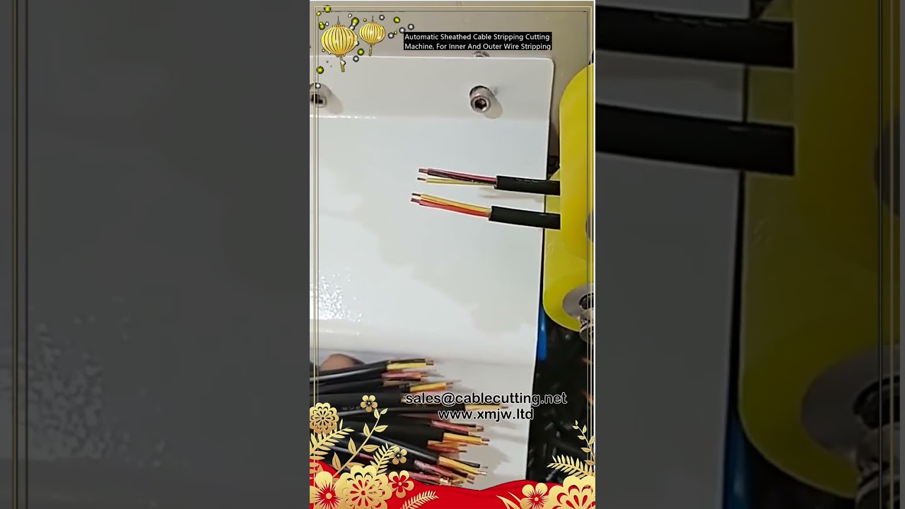 Mesin Pemotong & Pengupas Kabel Berpelindung Otomatis – Kupas Dalam & Luar