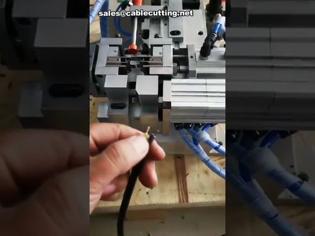 Mesin Pemotong dan Kupas Kawat Pneumatik Multifungsi | Alat Pengolahan Kawat Industri Tepat dan Cepat