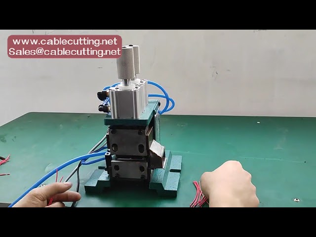 Mesin Kupas Kabel Pneumatik Manual – Alat Stripping Kawat untuk Manufaktur Kabel