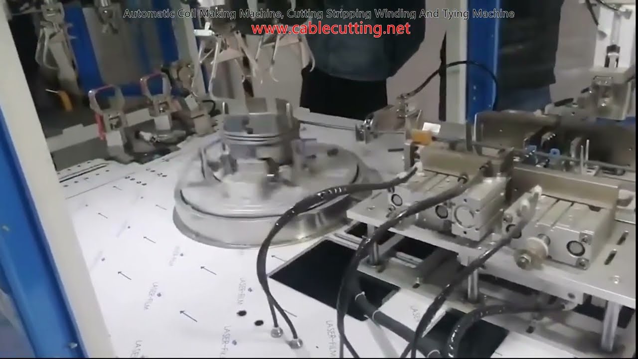 Mesin Pembuat Coil Otomatis: Potong, Kupas, Gulung, dan Ikat Kabel dengan Cepat