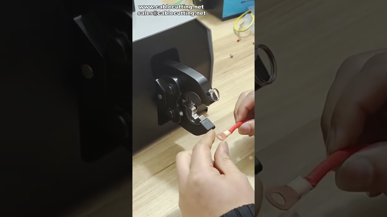 Crimper Kawat Pneumatik 120L untuk Lug Terbuka 5-300A – Alat Crimping Industri Andal