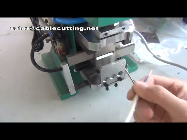 Mesin Kupas, Strip, dan Pilin Kabel Tembaga Semi Otomatis | Alat Pengupas Kawat Tembaga