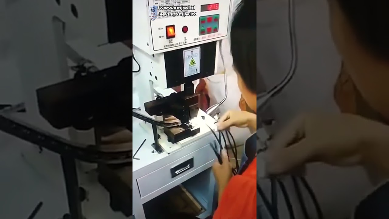 Mesin Crimping Terminal 60T Otomatis | Side Feed Elektrik, Kompak & Super Senyap untuk Ring Kabel