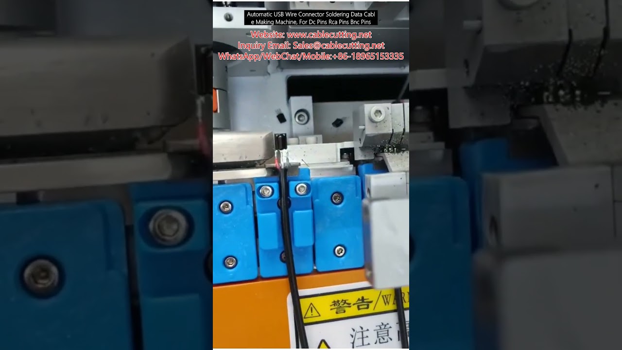 Mesin Otomatis Soldering Konektor USB, DC, RCA, BNC - Pembuat Kabel Data