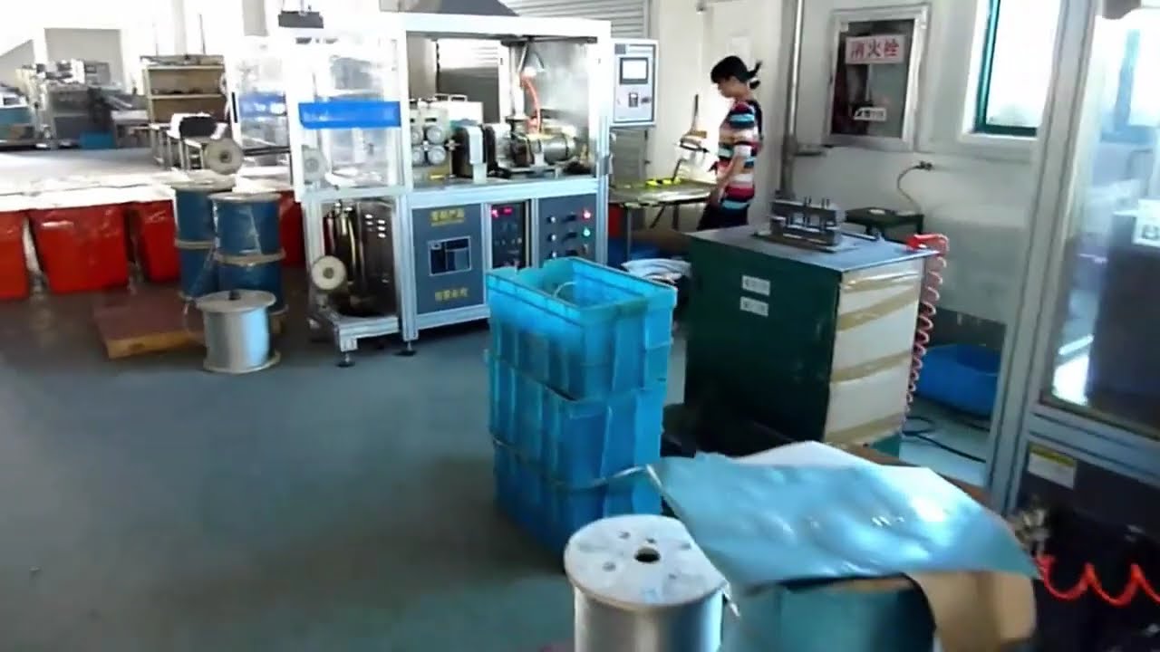 Mesin Potong dan Fuse Kawat Baja Otomatis