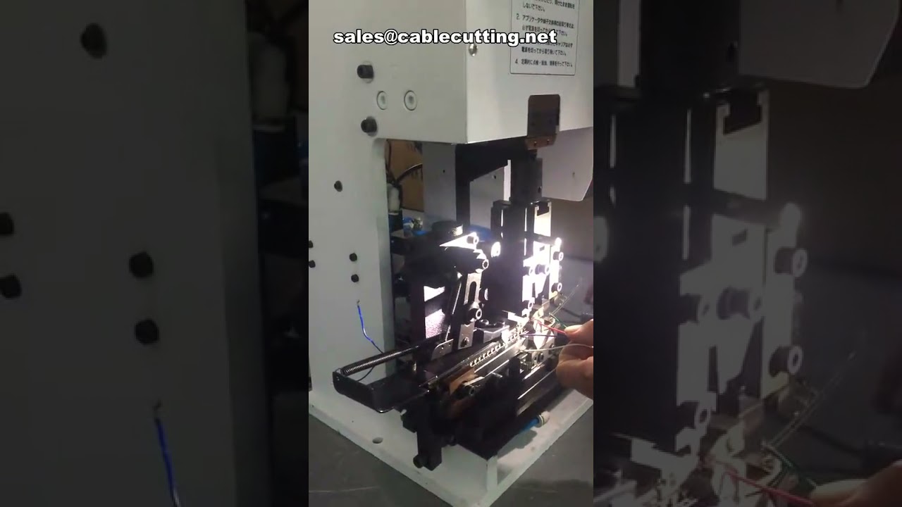 Mesin Semi-Otomatis Potong Kupas Crimp Kabel | Alat Wire Processing Presisi Tinggi