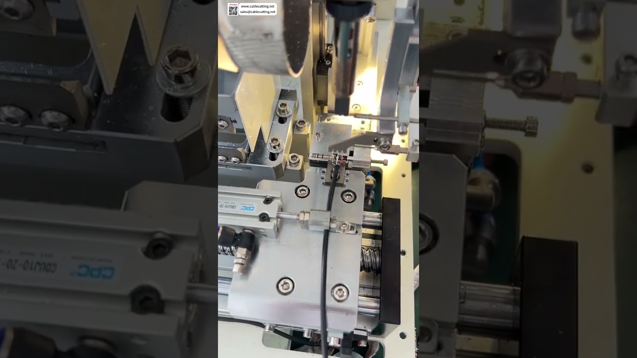 Mesin Pengupas & Solder Kabel Presisi Tinggi untuk Konektor 3 Pin 3,5mm - Versi Pendek