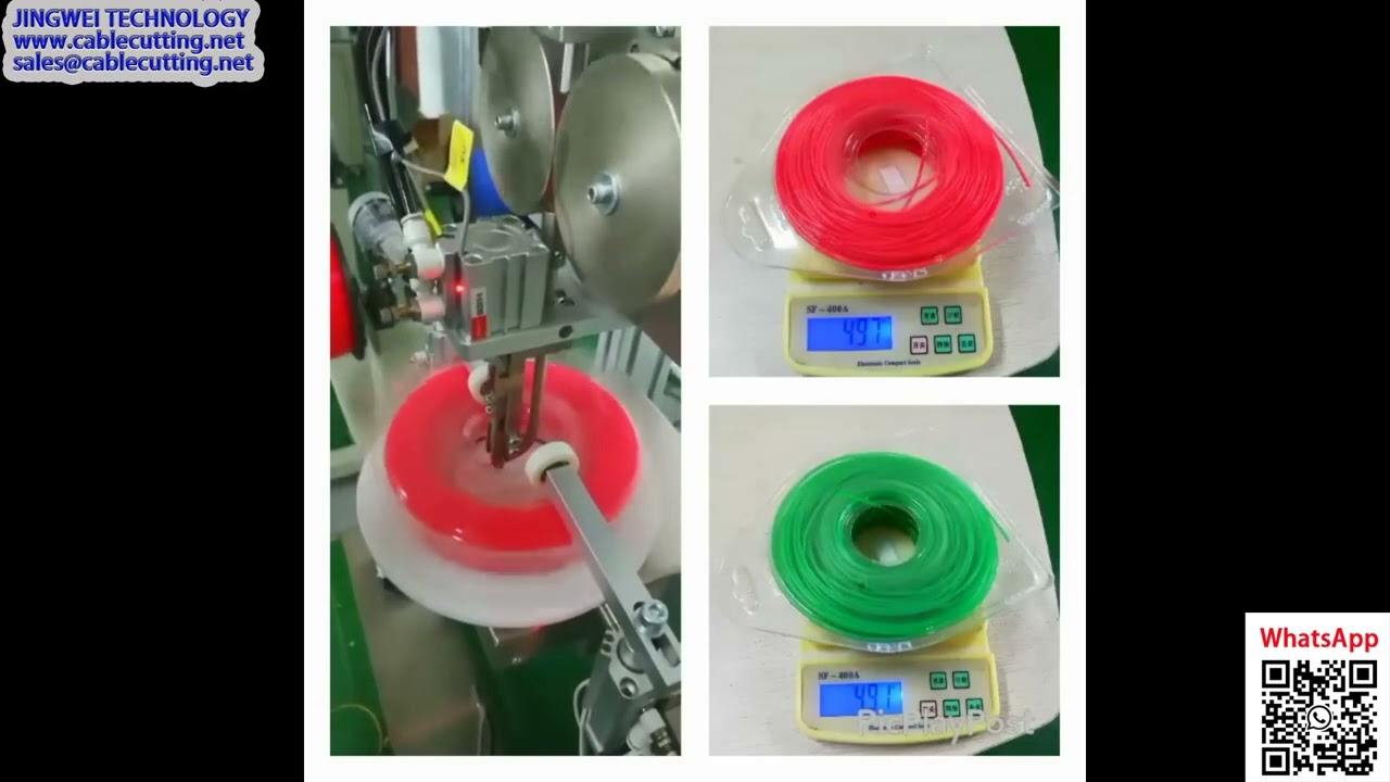 Mesin Blister Vertikal untuk Kemasan Spool Trimmer Line – Efisien & Siap Ritel
