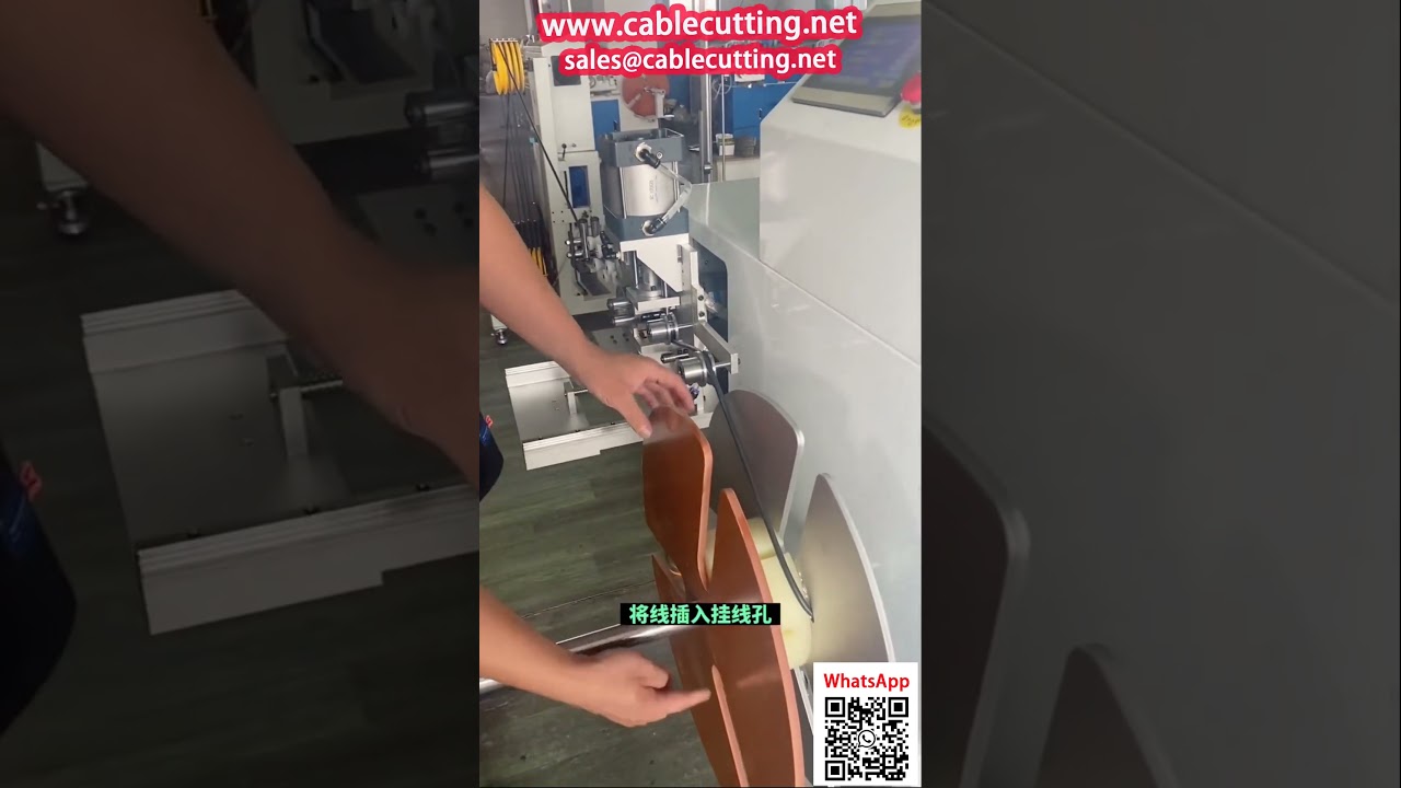 Mesin Penggulung Kawat Otomatis Terintegrasi dengan Penghitung & Pengumpan Aktif