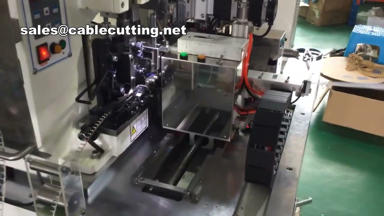 Mesin Crimping Terminal Kabel Datar Otomatis - Solusi Pemrosesan Kabel Industri Efisien