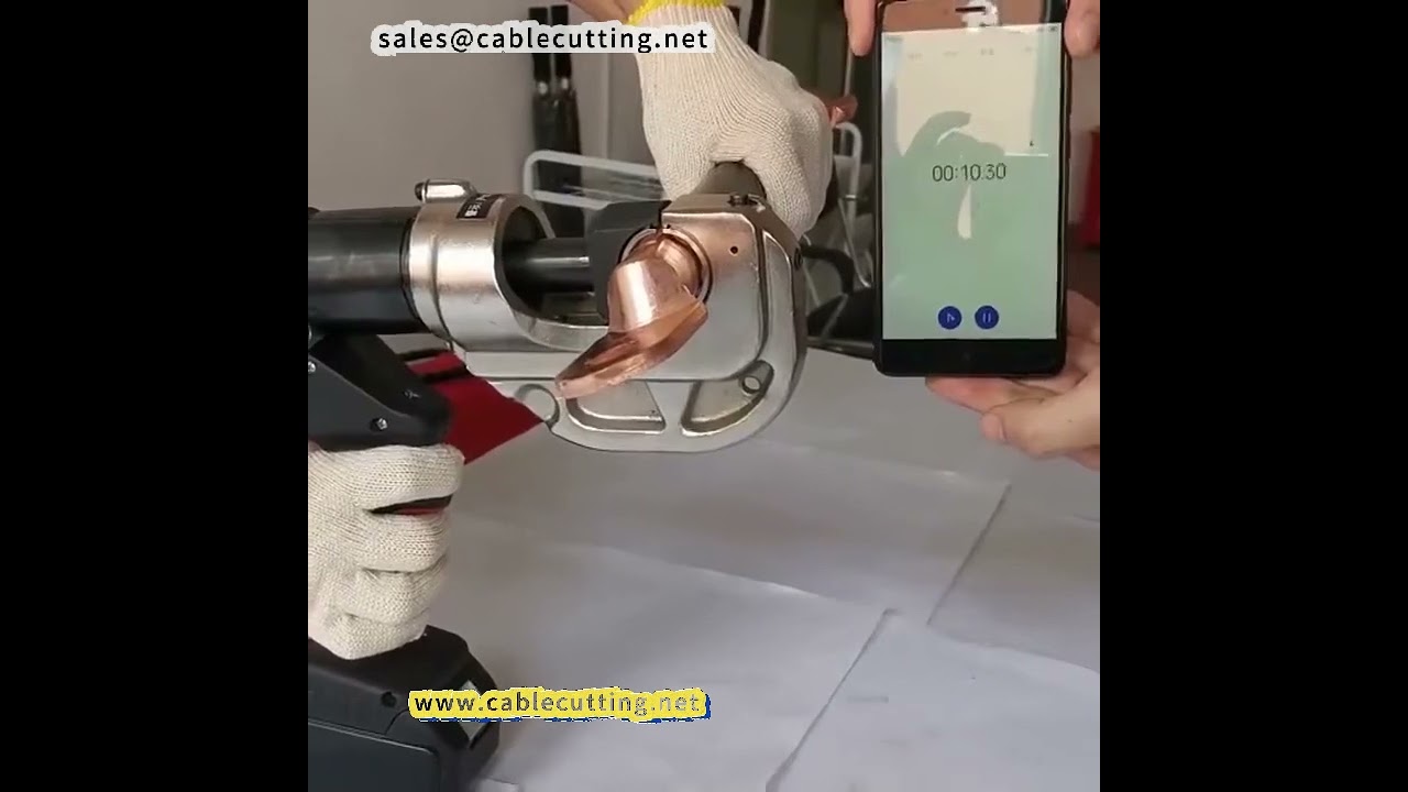 Tang Crimping Hidrolik Listrik Isi Ulang - Penjepit Kawat Tipe H & Groove Crimping