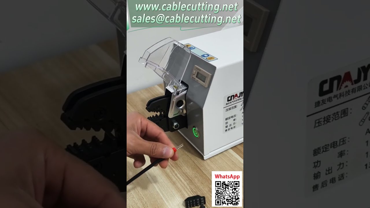 Mesin Crimping Pneumatik 20EC | Terminal Dalam 16mm², Desain Pelindung Keamanan, Cetakan Interchangeable #MesinTerminal