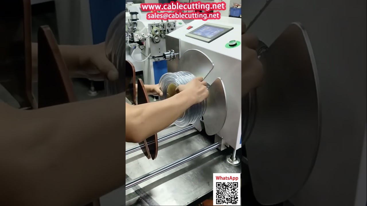 Mesin Penggulung Selang PVC Fleksibel Otomatis dengan Penyelarasan Presisi