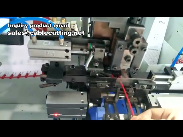 Mesin Potong Kupas dan Crimp Otomatis | Mesin Stripping dan Crimping Terminal