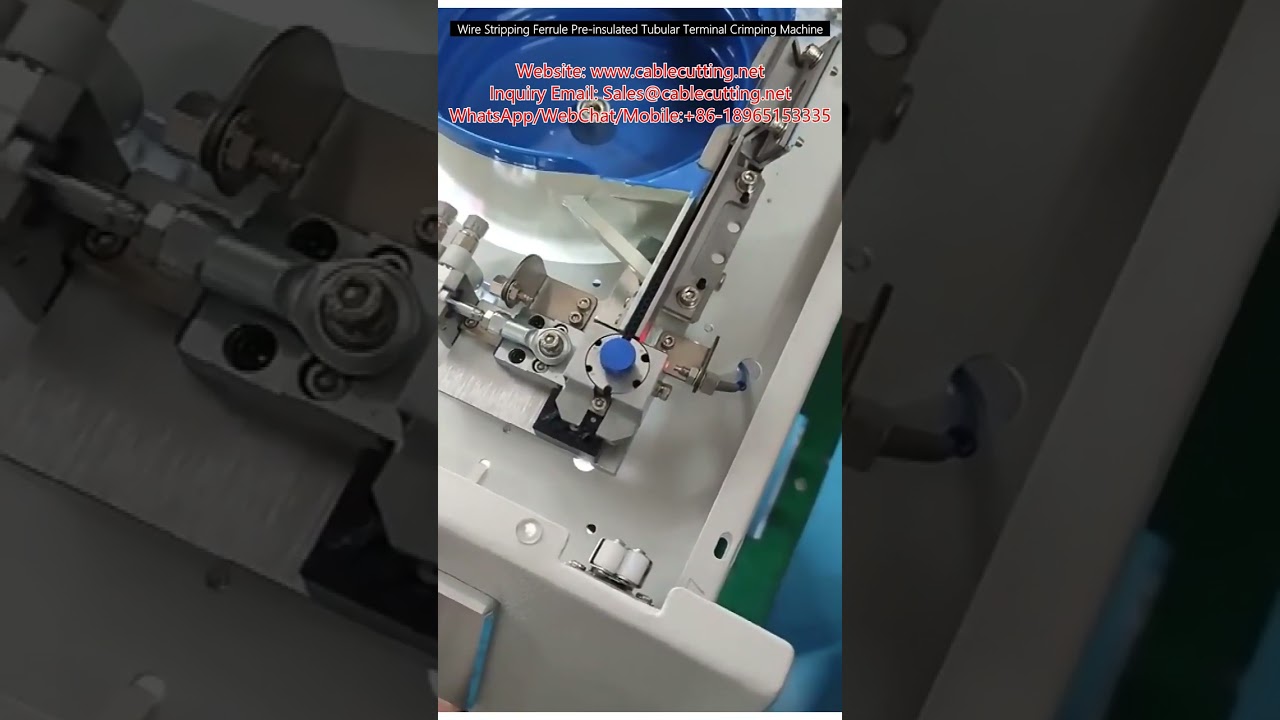 Mesin Crimping Terminal Ferrule Pra-Isolasi & Tubular Otomatis