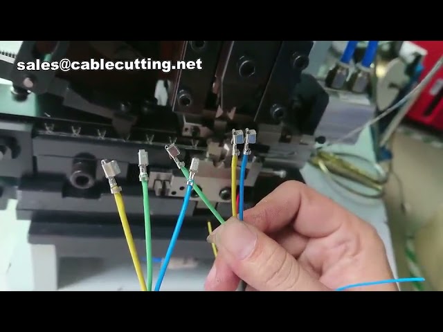 Mesin Crimping Terminal dengan Fungsi Stripping Kawat | Alat Stripping dan Crimping Terminal Otomatis