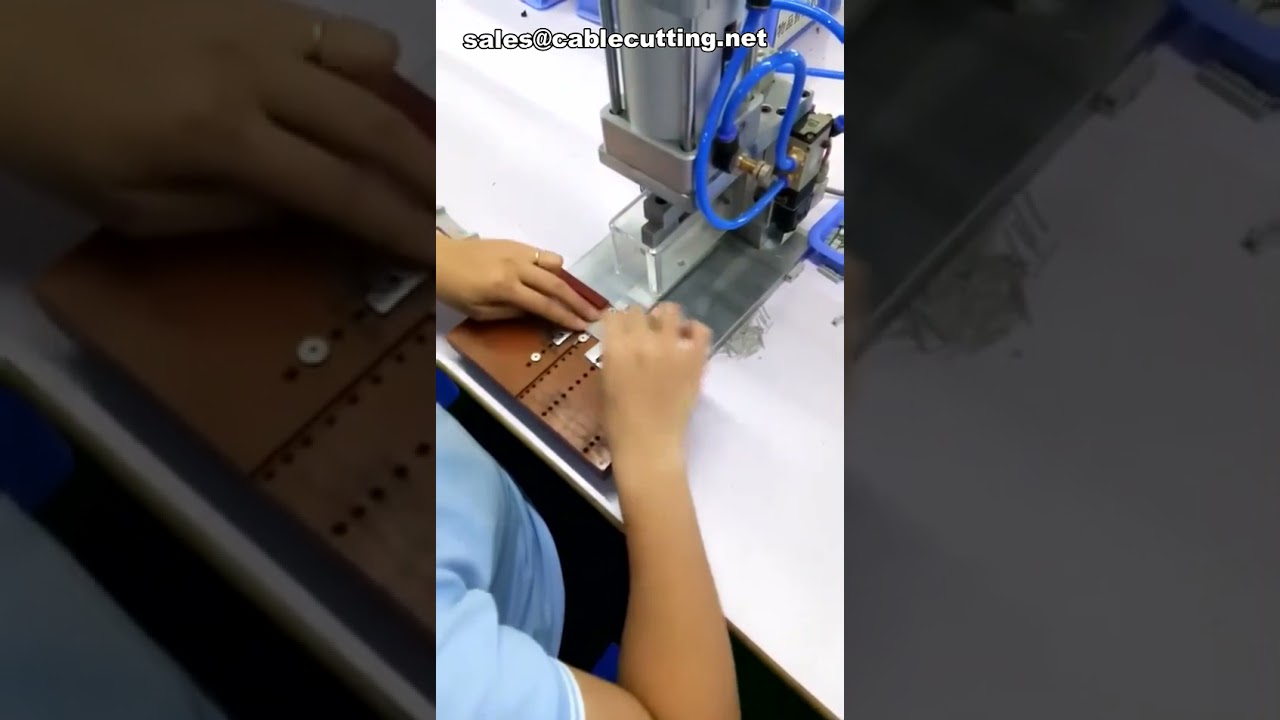 Mesin Crimping Terminal Pneumatik & Semi-Otomatis untuk Kabel Pita IDC | Presisi Tinggi