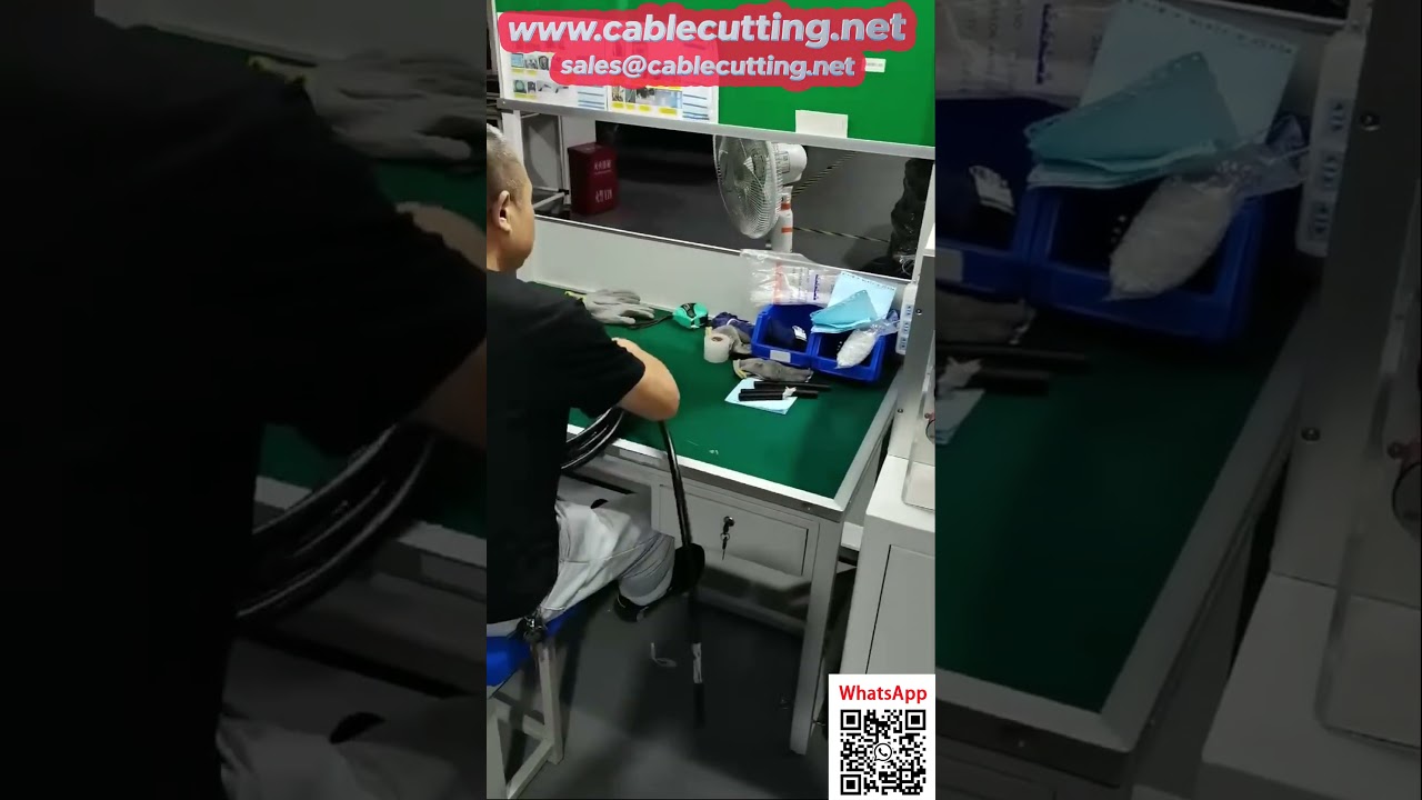 Mesin Pengurai & Pengupas Kabel Otomatis Kustom untuk Kabel Energi Baru Berpenampang Besar