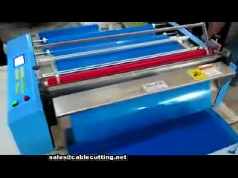 Automatic plastic film cutting machine, 700mm width plastic product cutting