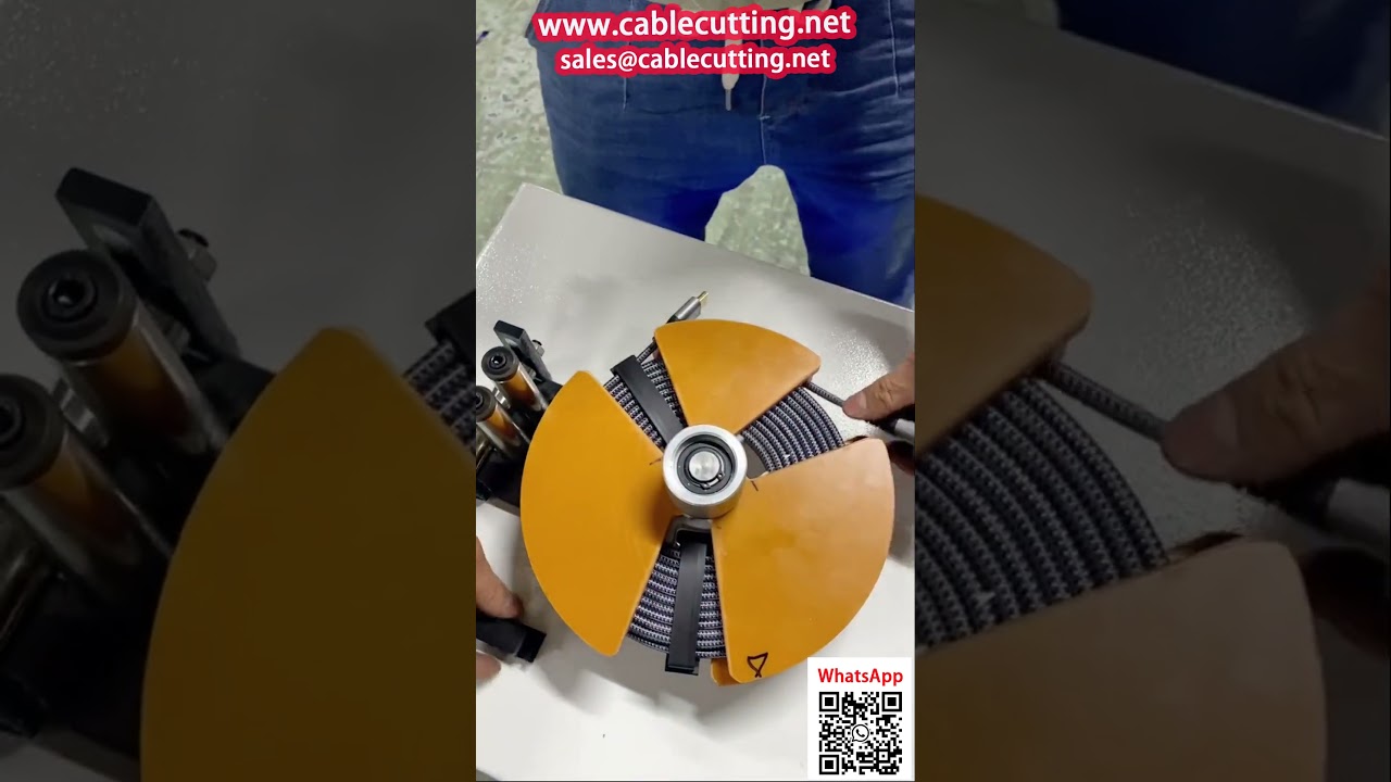 Mesin Gulung Kabel HDMI Model Pancake – Solusi Ideal untuk Kemasan Amazon