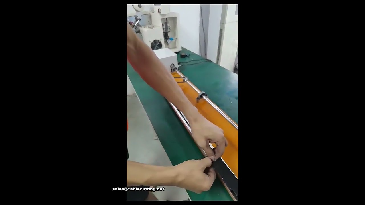Mesin Pembungkus Kabel PVC Semi-Otomatis – Full Wrap Tape Winding