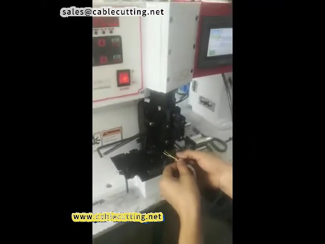 Mesin Crimping Terminal dan Pengupas Kawat Otomatis untuk Kabel Inti Tunggal