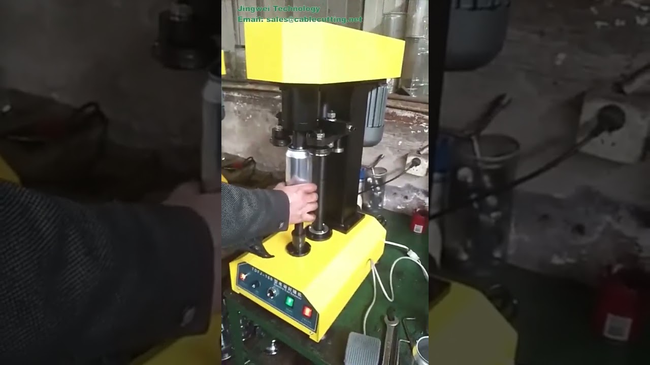 Mesin Penutup Botol PET & Kaleng TDFJ-160 | Sealer Kaleng Otomatis untuk Kemasan Maksimal