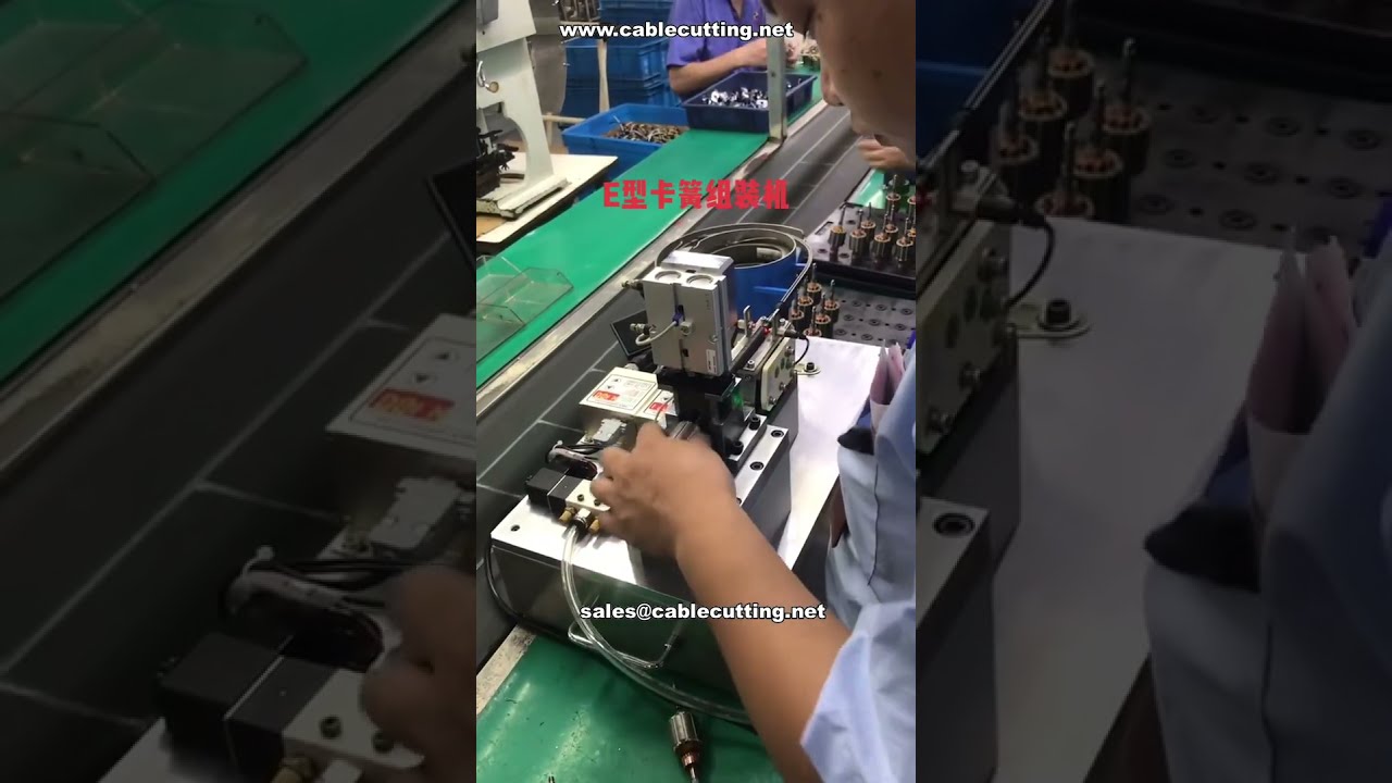 Mesin Pemasangan E-Clip & Circlip Otomatis | Otomatisasi Produksi Motor