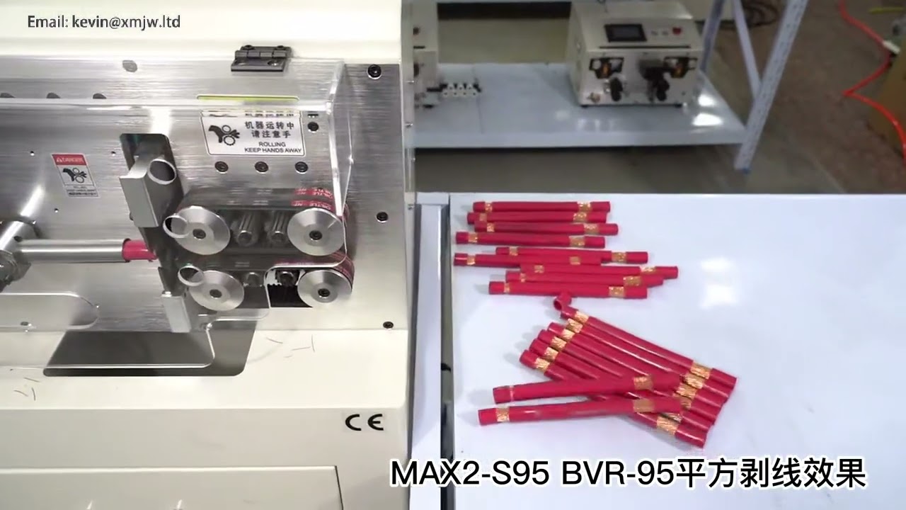 Mesin Kupas Potong Kabel Otomatis SWT508 MAX2 Layar Sentuh Kontrol Komputer Crimping