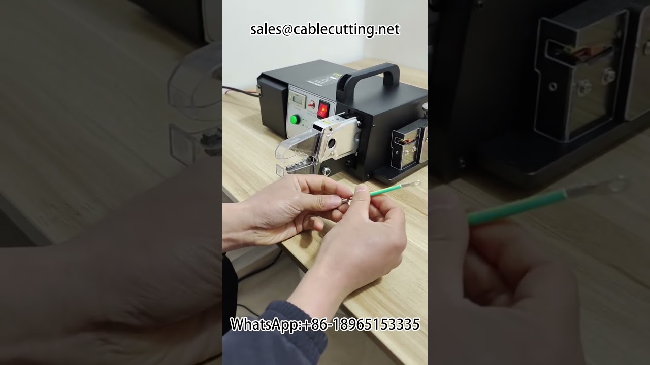 Mesin Crimping Terminal All-in-One: Kupas, Potong, Crimp dengan Multi Mold Otomatis