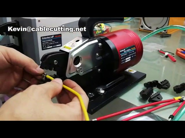 Mesin Crimper Terminal Pneumatik 50 mm² - Alat Crimping Kabel Terminal Otomatis