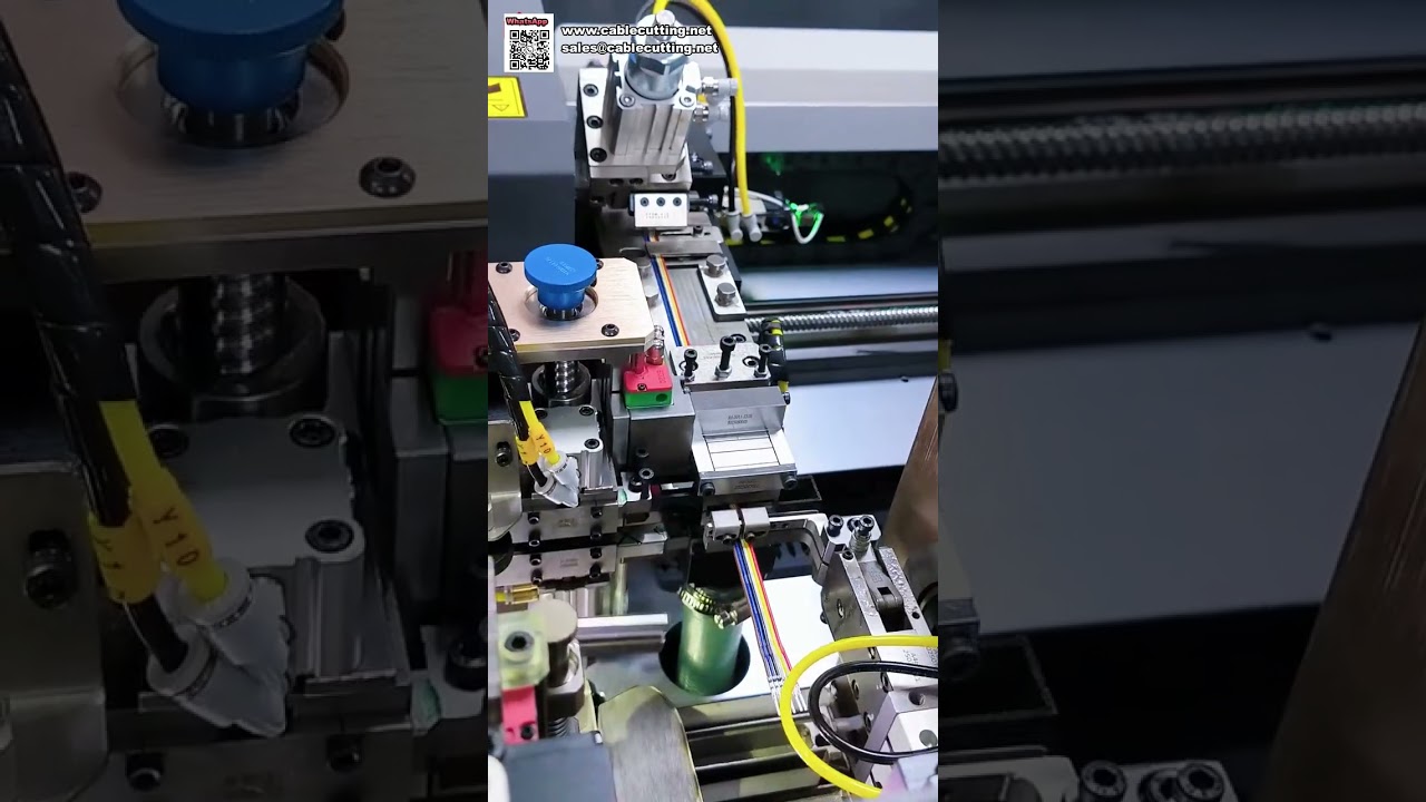 Mesin Crimping Kabel Pita Otomatis | Crimping Ujung Tunggal & Ganda + Tinning Presisi Tinggi
